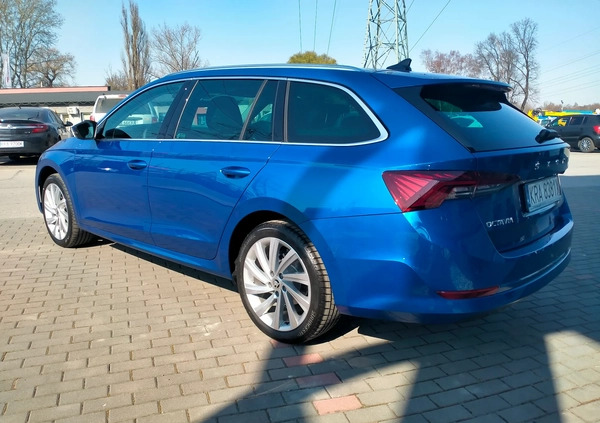 Skoda Octavia cena 109500 przebieg: 55000, rok produkcji 2022 z Skawina małe 191